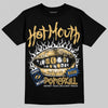 Travis Scott x Air Jordan 1 Low OG “Canary” DopeSkill T-Shirt Hot Mouth Graphic Streetwear - Black