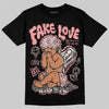 Jordan 3 Retro Valentine's Day Treat Yourself (2025) DopeSkill T-Shirt False Love Graphic Streetwear - Black