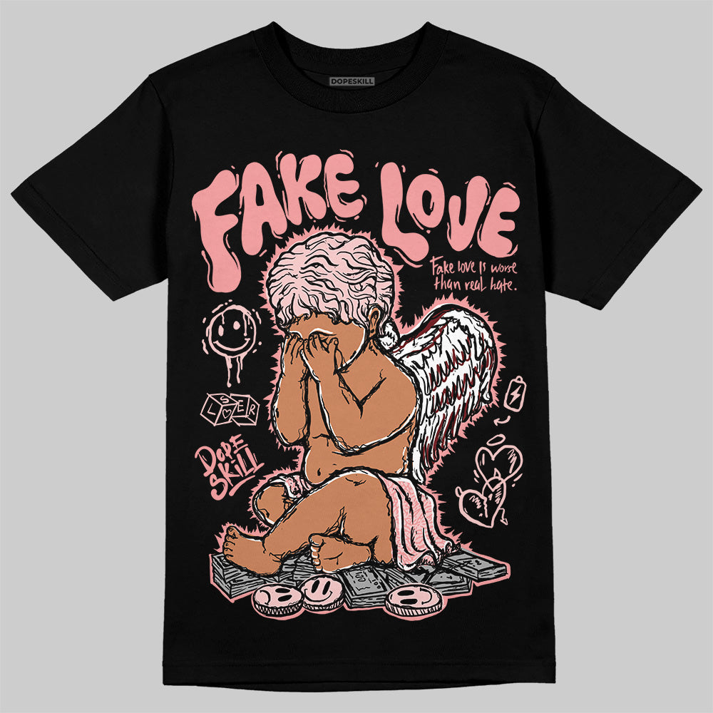 Jordan 3 Retro Valentine's Day Treat Yourself (2025) DopeSkill T-Shirt False Love Graphic Streetwear - Black
