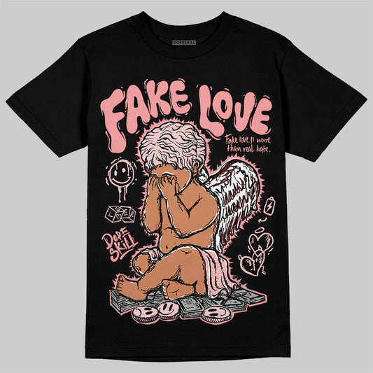 Jordan 3 Retro Valentine's Day Treat Yourself (2025) DopeSkill T-Shirt False Love Graphic Streetwear - Black