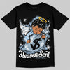 Jordan 40 “Blue Suede” DopeSkill T-Shirt Heaven Sent Graphic Streetwear - Black