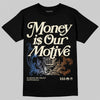 Jordan 17 Retro Low SP Infinite Archives DopeSkill T-Shirt Money Is Our Motive Typo Graphic Streetwear  black