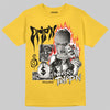 Jordan 5 'Tokyo' DopeSkill T-Shirt Drip'n Never Tripp'n Graphic Streetwear - Gold