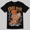 Adidas Samba OG Leopard Pack Preloved Red DopeSkill T-Shirt False Love Graphic Streetwear - Black