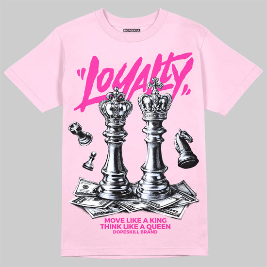 Pink Sneakers DopeSkill T-Shirt Loyalty Graphic Streetwear - Pink 