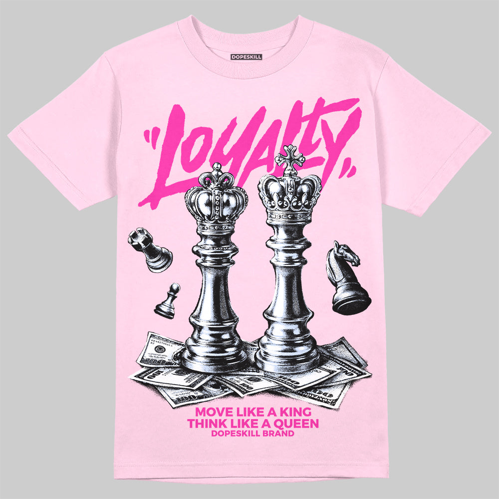 Pink Sneakers DopeSkill T-Shirt Loyalty Graphic Streetwear - Pink 