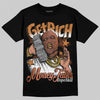 Jordan 14 Golf "US Open" DopeSkill T-Shirt Get Rich Graphic Streetwear - Black