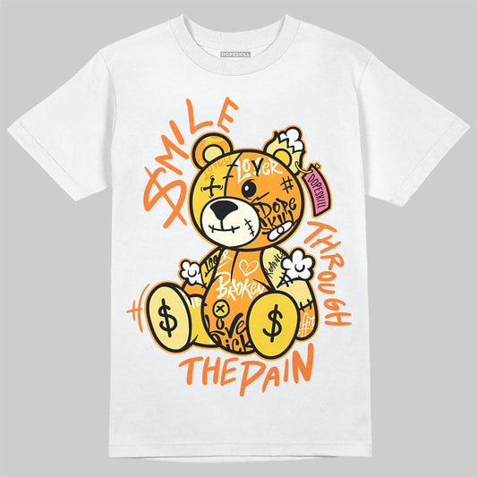 Air Max 95 “Dawn of Light” DopeSkill T-Shirt Smile Through The Pain Graphic Streetwear - WHite