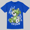 Air Griffey Max 1 Varsity Royal and Volt DopeSkill T-Shirt Smile Through The Pain Graphic Streetwear - Royal 