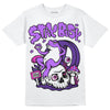 PURPLE Sneakers DopeSkill T-Shirt Stay Busy Graphic Streetwear - White