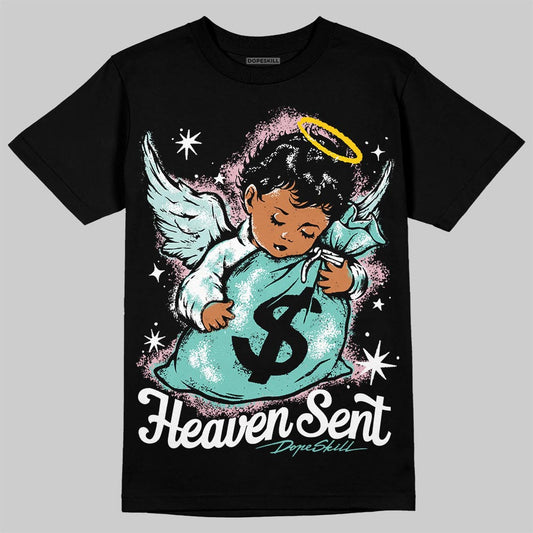 Jordan 11 Low "Igloo" DopeSkill T-Shirt Heaven Sent Graphic Streetwear - Black