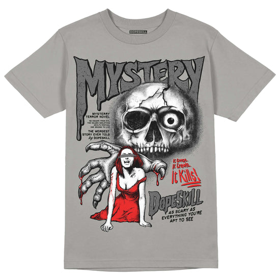 Grey Sneakers DopeSkill Grey T-shirt Mystery Ghostly Grasp Graphic Streetwear