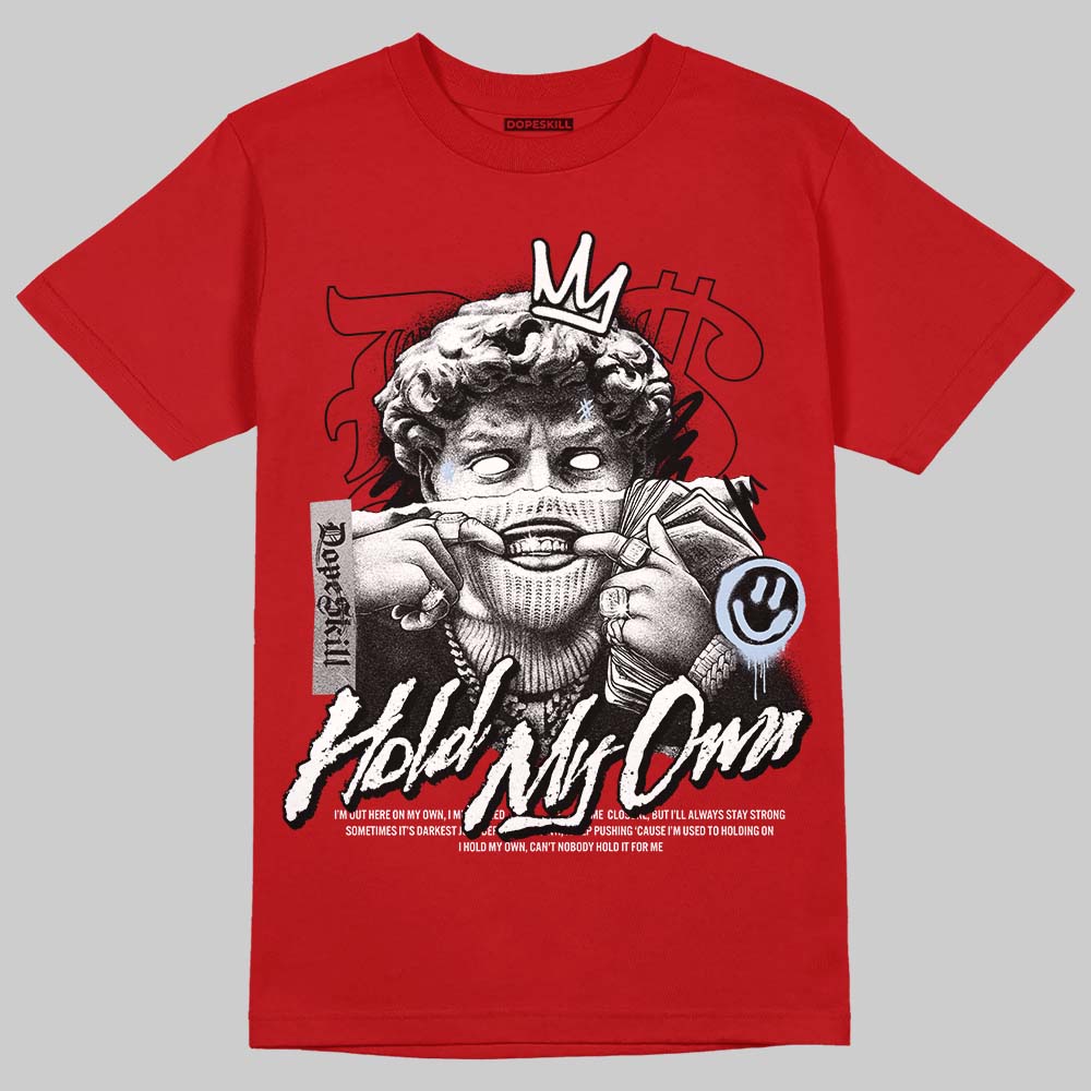 Jordan 5 Retro Fire Red Black Tongue (2025) DopeSkill T-Shirt In My Way Graphic Streetwear - Red