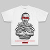 Red Oversize Print Scared Money Don't Make No Money DopeSkill Graphic Premium T-shirt Streetwear - White