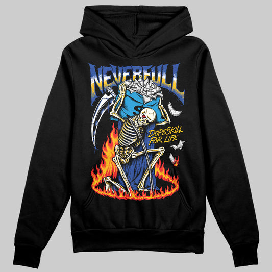 Royal Blue Sneakers DopeSkill Hoodie Sweatshirt Heartless Graphic Streetwear - black