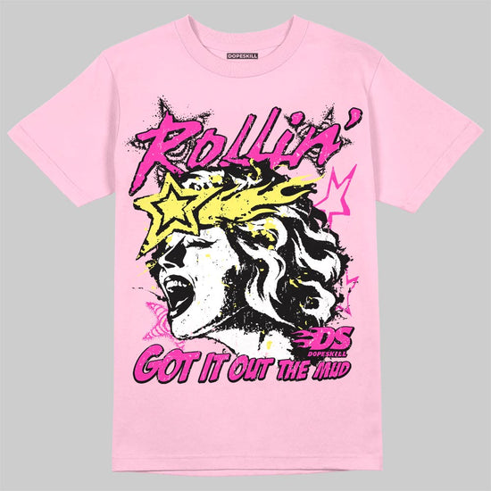 Pink Sneakers DopeSkill T-Shirt Got It Out The Mud Graphic Streetwear - Light Pink