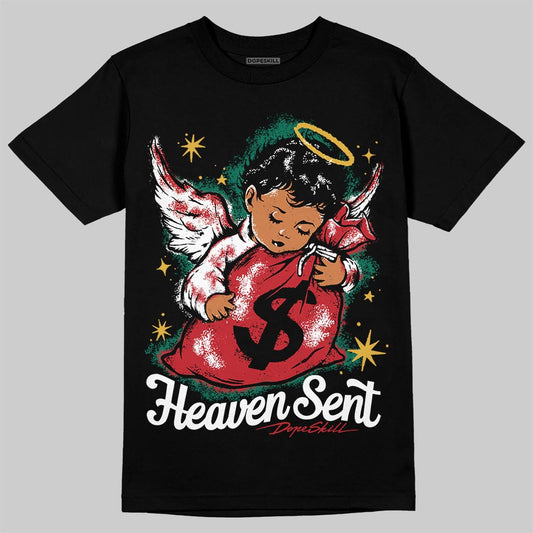 Jordan 3 Mexico 'El Vuelo' DopeSkill T-Shirt Heaven Sent Graphic Streetwear - Black