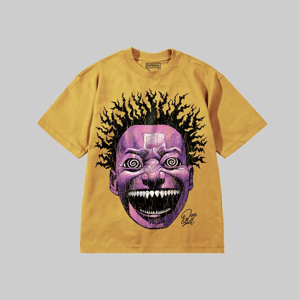 Electric Grind DopeSkill Premium T-shirt Streetwear - Mustard Front
