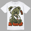 Olive Sneakers DopeSkill T-Shirt Hurt Bear Graphic Streetwear - White