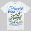 Jordan 3 "True Blue" DopeSkill T-Shirt Forever Paid Graphic Streetwear - White