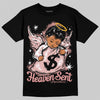 Jordan 40 “Dusty Rose” DopeSkill T-Shirt Heaven Sent Graphic Streetwear - Black