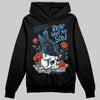 Royal Blue Sneakers DopeSkill Hoodie Sweatshirt Reap What You Sow Graphic Streetwear - Black