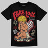 Union LA x Air Jordan 1 High OG “Chicago/Shadow” DopeSkill T-Shirt False Love Graphic Streetwear - Black