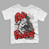 Jordan 3 Fire Red DopeSkill Toddler Kids T-shirt God Made Me Perfect Graphic Streetwear - White 