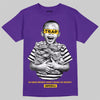 PURPLE Sneakers DopeSkill T-Shirt Scared Money Don't Make No Money Graphic Streetwear - Purple