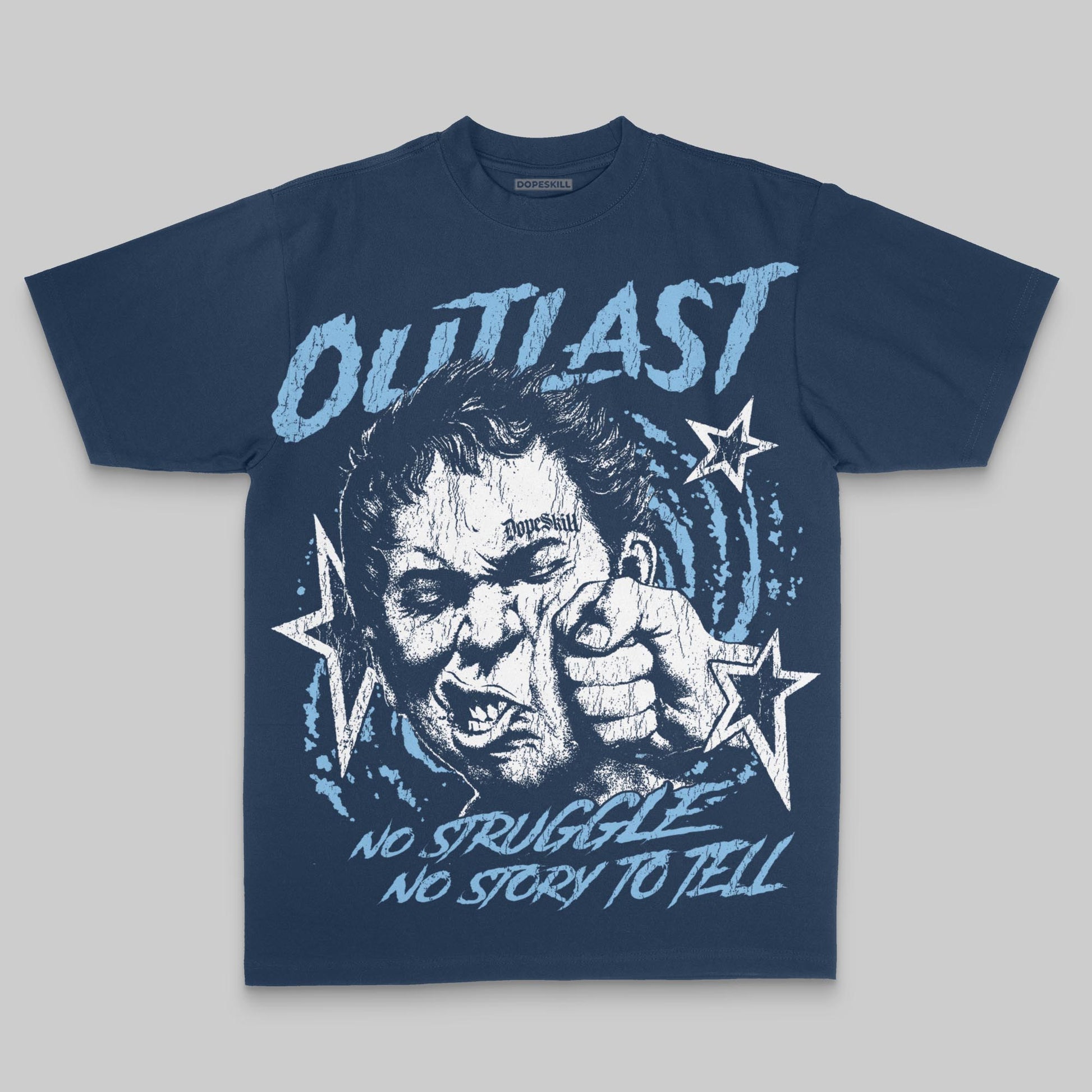 Outlast DopeSkill Premium T-shirt Streetwear - navy
