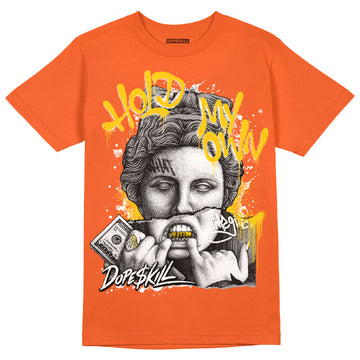 Jordan 3 Georgia Peach DopeSkill Orange T-shirt Hold My Own Graphic Streetwear