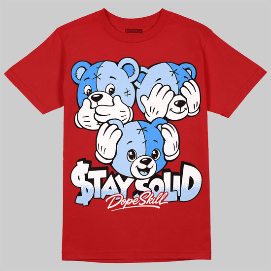 Jordan 11 Cherry DopeSkill T-Shirt Stay Solid Graphic Streetwear - red