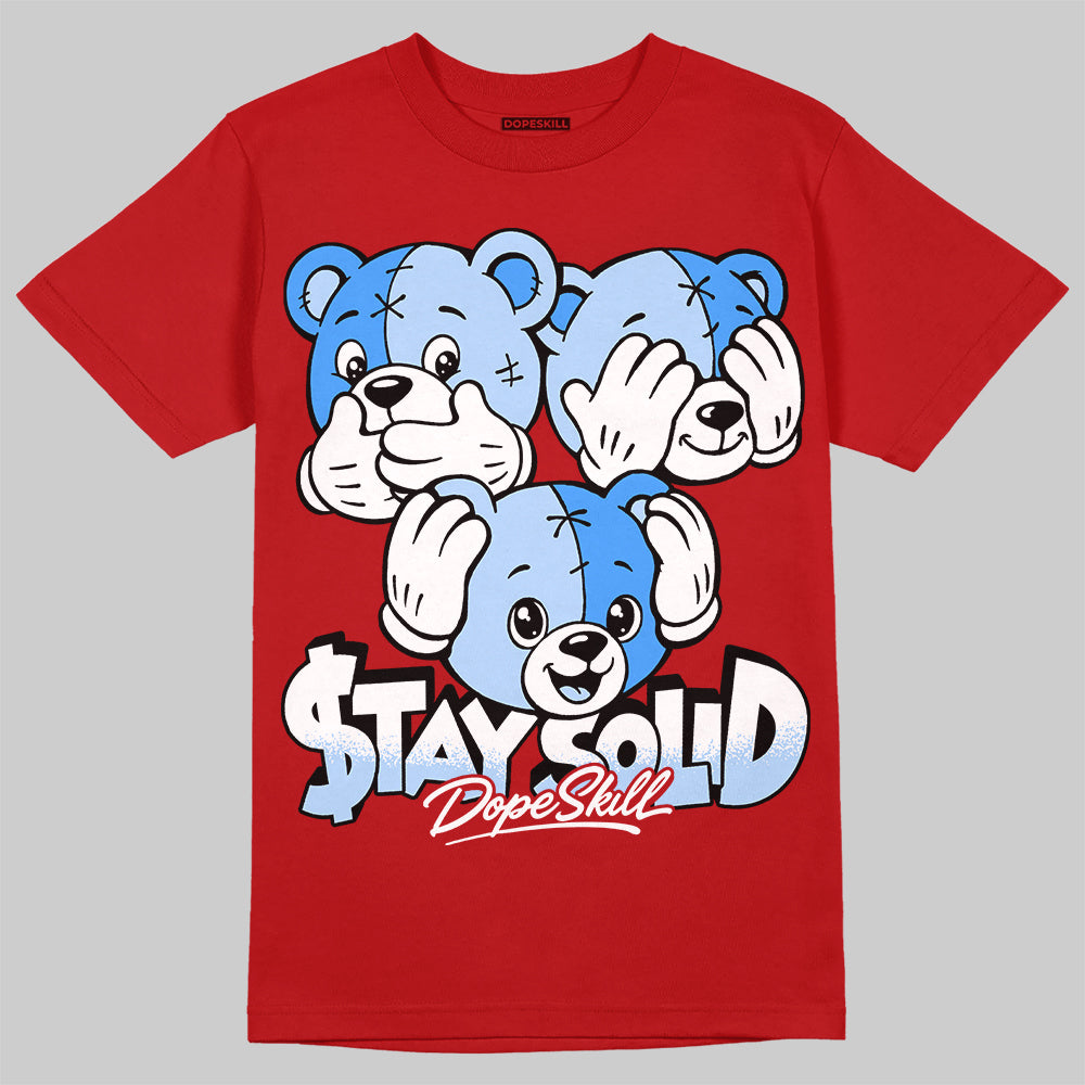 Jordan 11 Cherry DopeSkill T-Shirt Stay Solid Graphic Streetwear - red