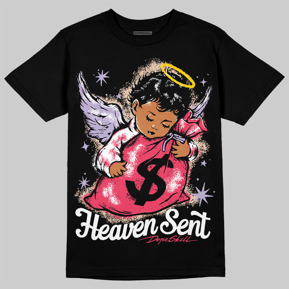 Jordan 5 Low “Peanut Butter Jelly” DopeSkill T-Shirt Heaven Sent Graphic Streetwear - Black