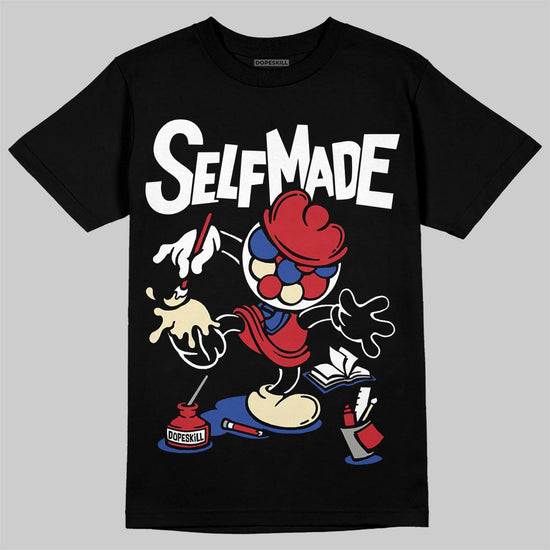 Jordan 4 “Rare Air” DopeSkill T-Shirt Self Made Graphic Streetwear - Black