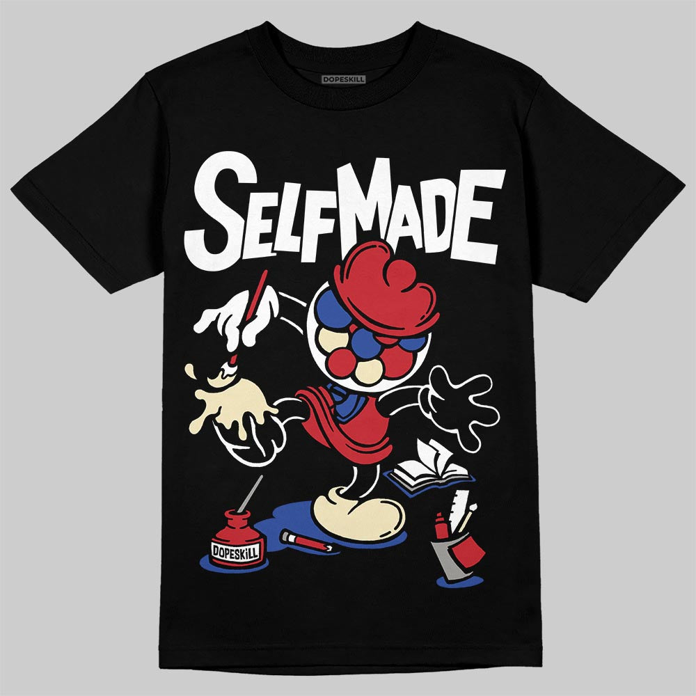 Jordan 4 “Rare Air” DopeSkill T-Shirt Self Made Graphic Streetwear - Black