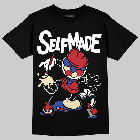 Jordan 4 “Rare Air” DopeSkill T-Shirt Self Made Graphic Streetwear - Black