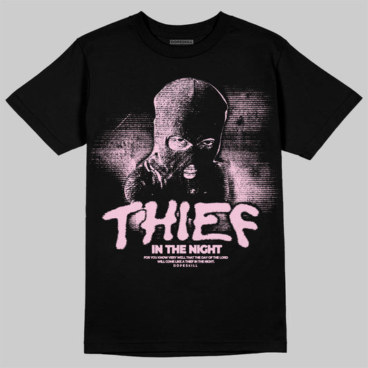 Dunk Low GS 'Triple Pink' DopeSkill T-Shirt Thief In The Night Graphic Streetwear - Black