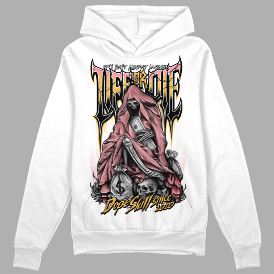 Jordan 3 GS “Red Stardust” DopeSkill Hoodie Sweatshirt Life or Die Graphic Streetwear - White 