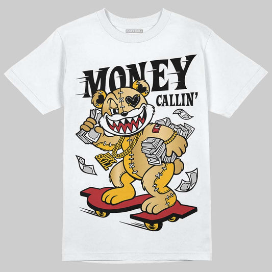 Jordan 12 Retro 'Taxi' 2025 DopeSkill T-Shirt Money Callin' Graphic Streetwear - White