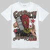 Jordan 9 'Olive' DopeSkill T-Shirt Get Rich Graphic Streetwear - White