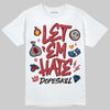 Jordan 8 Retro Bugs Bunny (2025) DopeSkill T-Shirt Let 'em Hate Graphic Streetwear - White