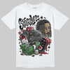 Jordan 11 TD Cleats "Patent Black" DopeSkill T-Shirt Stressless Graphic Streetwear - White 