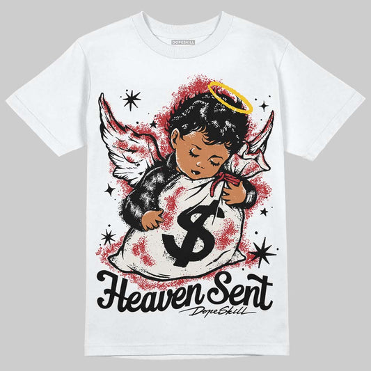 Nigel Sylvester x Jordan 1 Low OG “Nitro” DopeSkill T-Shirt Heaven Sent Graphic Streetwear - White