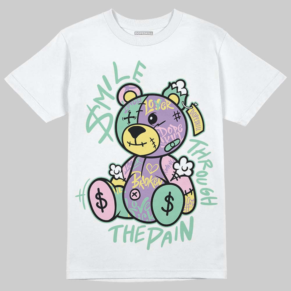 Dunk Low 'Easter' 2026 DopeSkill T-Shirt Smile Through The Pain Graphic Streetwear - White