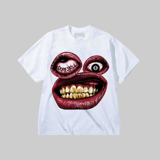 SMILE'S A LIE DopeSkill Premium T-shirt Streetwear - White