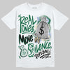ASICS Gel-Nimbus 10.1 Invincible HTTP 404 Green DopeSkill T-Shirt Real Ones Move In Silence Graphic Streetwear - White