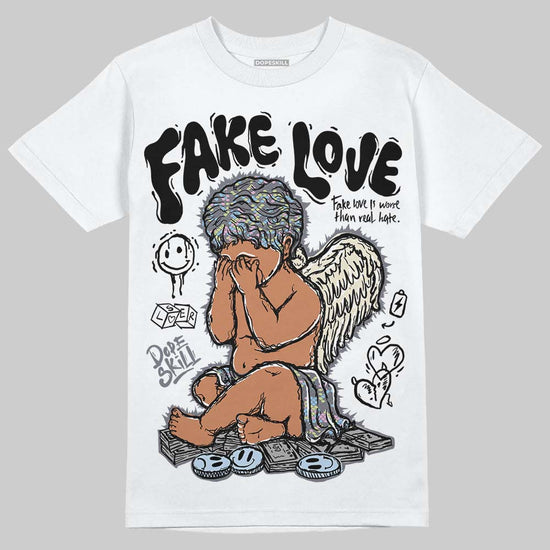 Jordan 11 Low CNY “Year of the Snake” DopeSkill T-Shirt False Love Graphic Streetwear - WHite