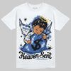 Jordan 1 Low Travis Scott x Fragment DopeSkill T-Shirt Heaven Sent Graphic Streetwear - White 