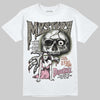 SB Dunk Low Pro x Arts-Rec Skateshop Rust Pink and Rough Green DopeSkill T-Shirt Mystery Ghostly Grasp Graphic Streetwear - White 